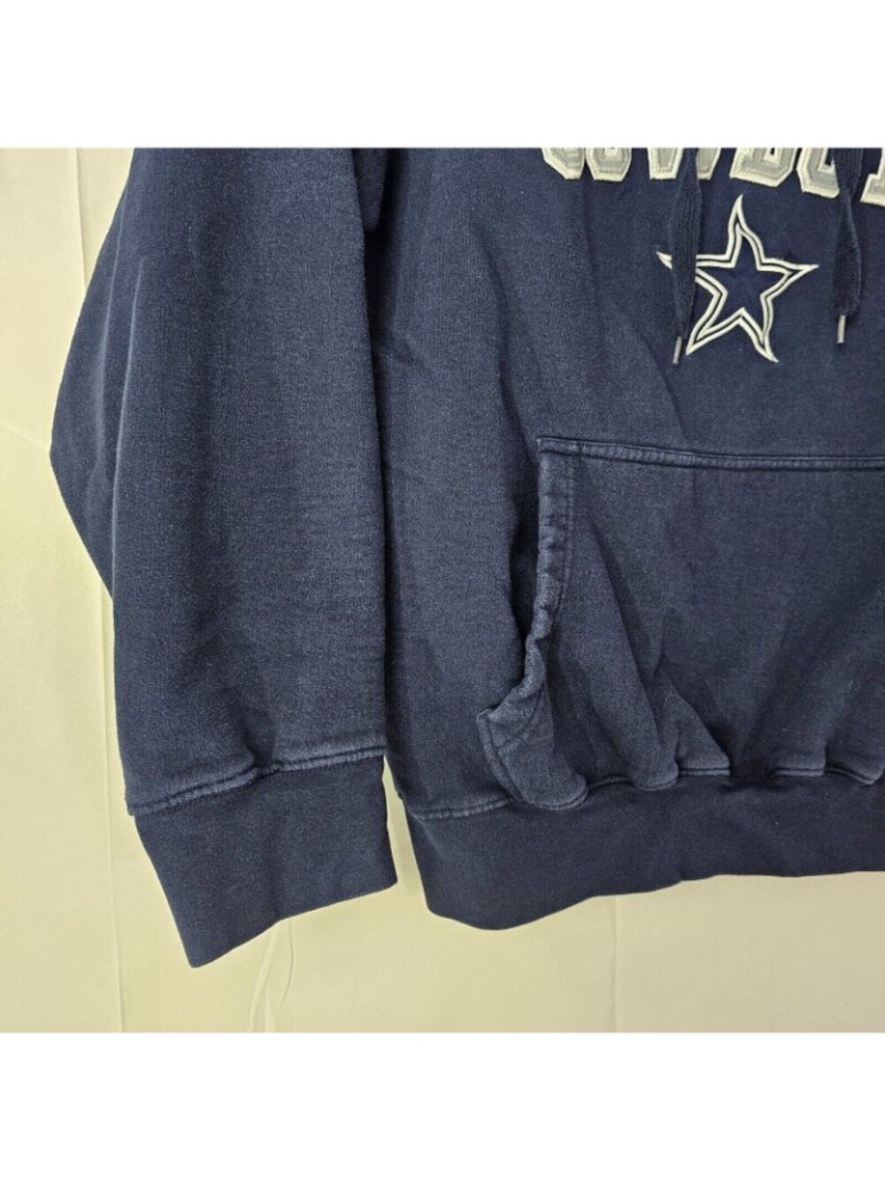 Dallas Cowboys Hoodie Mens M Blue NFL Team Apparel Pullover Football - Picture 9 of 11